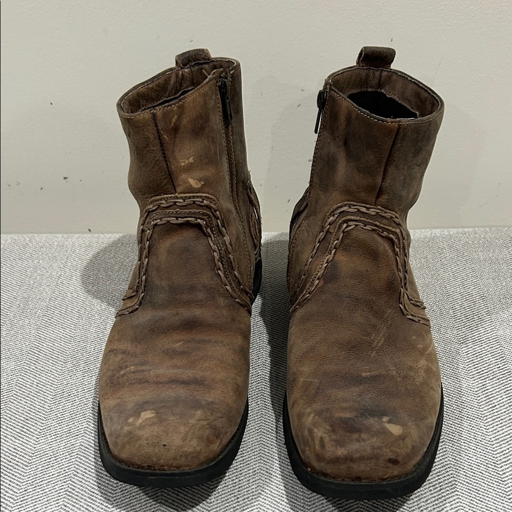 Men's Brown Leather Boots